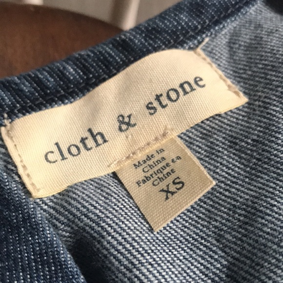 Cloth & Stone Anthropologie Chambray Top - Picture 6 of 7